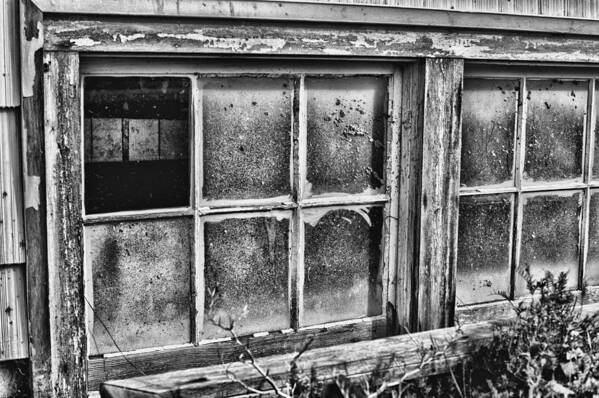 Dirty Windows Poster featuring the photograph Dirty Windows by Ron Roberts