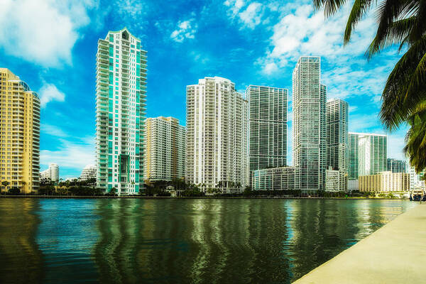 Architecture Poster featuring the photograph Downtown Miami by Raul Rodriguez