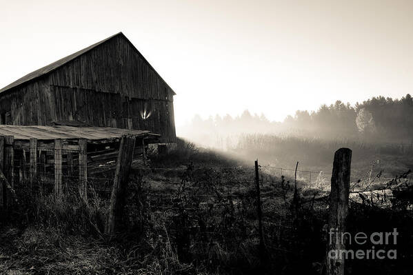  Poster featuring the photograph Dramatic Farm Sunrise by Cheryl Baxter