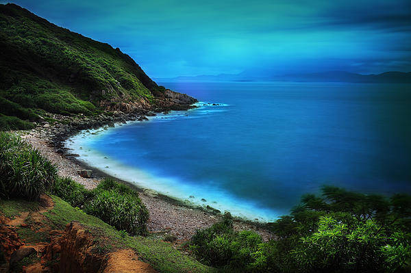 Hong Poster featuring the photograph Dreamlike Grass Island by Afrison Ma