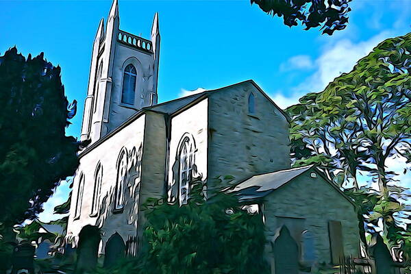 Church Poster featuring the photograph Drumcliff by Norma Brock