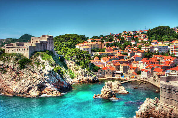 Tranquility Poster featuring the photograph Dubrovnik Harbor by Samantha T. Photography
