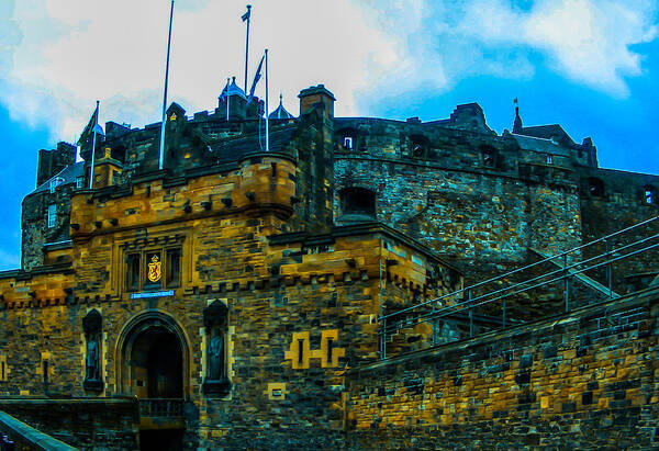 Edinburgh Poster featuring the photograph Edinburgh Castle by James Canning