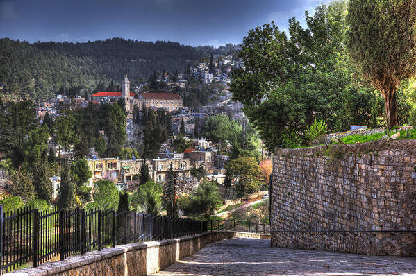 Village Poster featuring the photograph Ein Karem by Uri Baruch