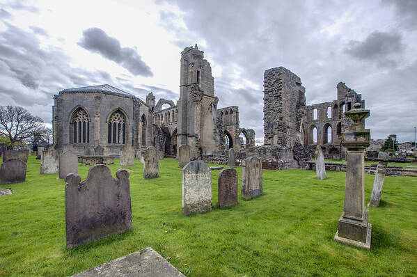 Elgin Poster featuring the photograph Elgin Cathedral Community - 3 by Paul Cannon