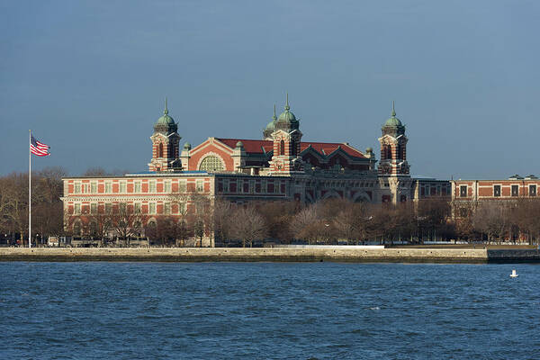 Photography Poster featuring the photograph Ellis Island Immigration Museum by Panoramic Images