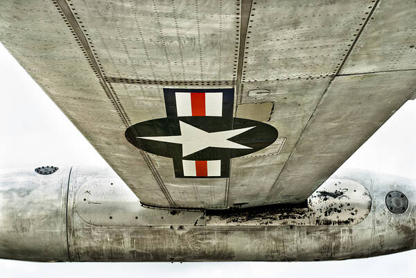 Air Force Poster featuring the photograph Emblem Underneath by Christi Kraft