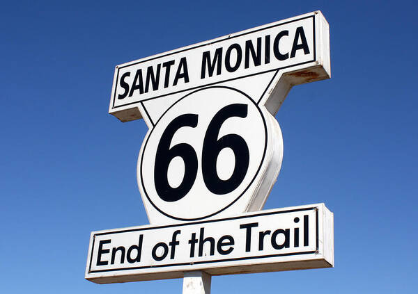 Santa Monica Poster featuring the photograph End Of The Road by David Nicholls