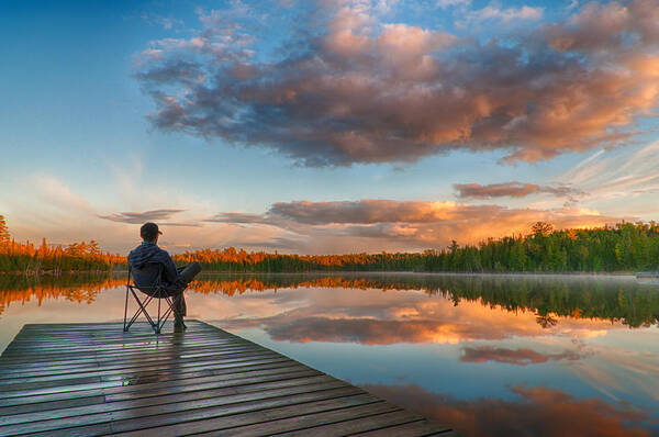 Autumn Poster featuring the photograph Enjoying little things by Nebojsa Novakovic