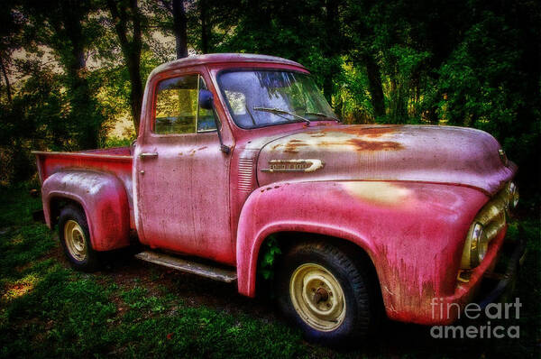 Truck Poster featuring the photograph F100 by Debra Fedchin