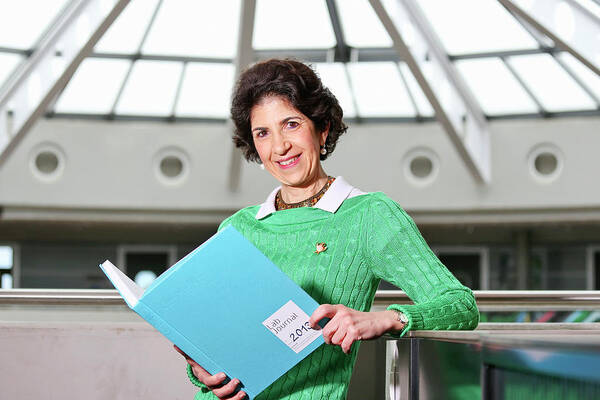 Fabiola Gianotti Poster featuring the photograph Fabiola Gianotti by Cern