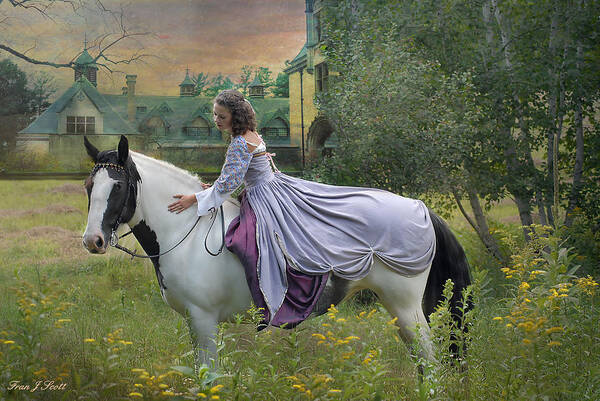 Horses Poster featuring the photograph Faerie Tales by Fran J Scott