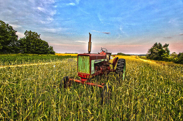 Farmall Poster featuring the photograph Farmall Tractor I by Robert Seifert
