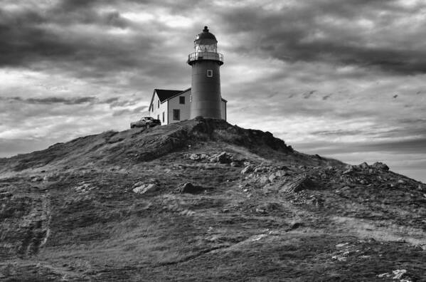 The Setting For The Famous Ferryland Lighthouse Picnics Poster featuring the photograph Ferryland Lighthouse by Eunice Gibb