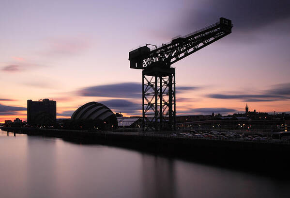 Glasgow Poster featuring the photograph Finnieston crane Glasgow by Grant Glendinning