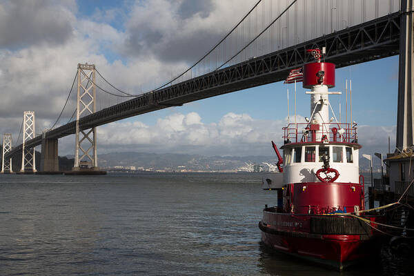 Sffd Poster featuring the photograph Fire Boat #2 by John Daly