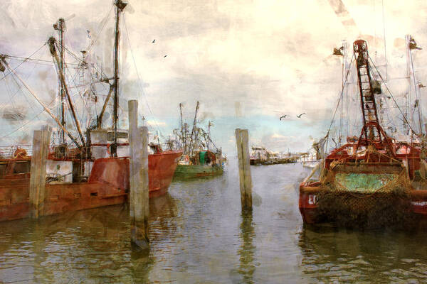 Fishing Poster featuring the photograph Fishing Fleet by John Rivera