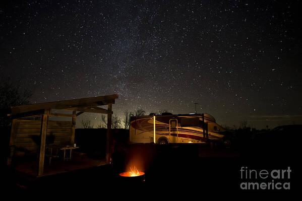 Milkyway Poster featuring the photograph Five billion Star Hotel by Melany Sarafis