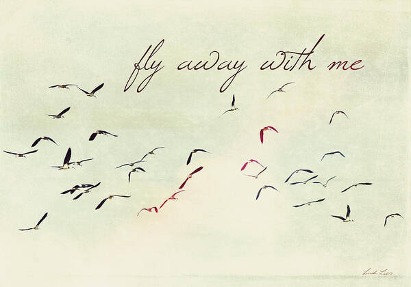 Birds Poster featuring the photograph Fly Away With Me by Linda Lees