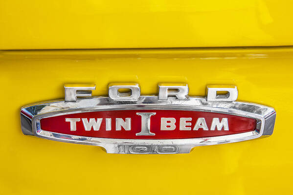 Ford Logo Poster featuring the photograph Ford Tough 1966 Truck by Rich Franco