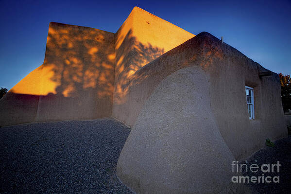 Form And Shadow Poster featuring the photograph Form and Shadow--San Francisco de Asis - Color by Gary Holmes