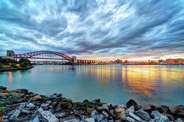 Scenics Poster featuring the photograph From Astoria, Queens by Tony Shi Photography