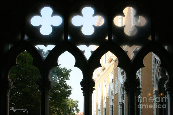 Window Poster featuring the photograph From the Inside Out by Mariarosa Rockefeller