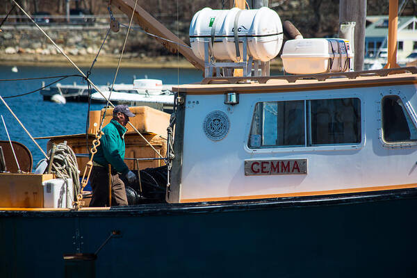 Boat Poster featuring the photograph Gemma by Allan Morrison