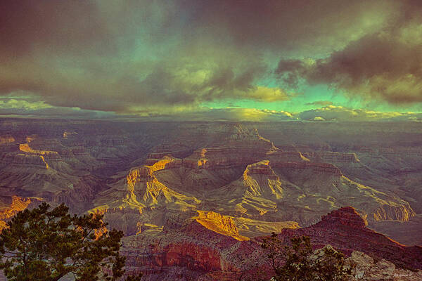 Grand Canyon Poster featuring the photograph Gentle Sunrise Over The Canyon by Lisa Spencer