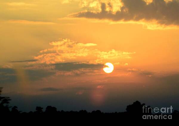 Sunset Poster featuring the photograph Georgetown Sunset by Kathy Baccari