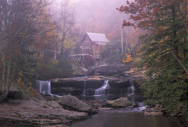 Glade Creek Mill Poster featuring the photograph Glade Creek Mill 02 by Jim Dollar