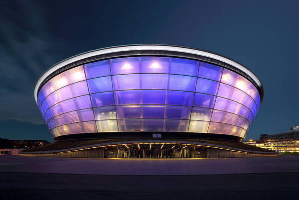 Photography Poster featuring the photograph Glasgow Hydro Arena by Grant Glendinning