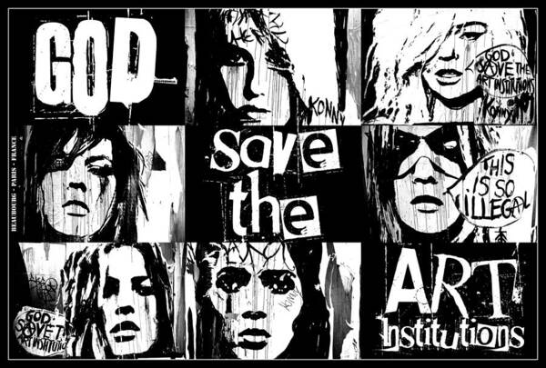 God Poster featuring the photograph God Save The Art Institutions by Dany Lison