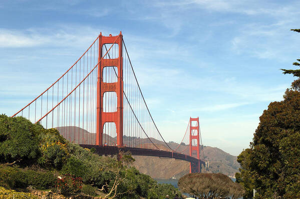 Photograph Poster featuring the painting Golden Gate Bridge No.4 by Christopher Winkler