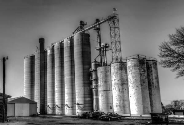 Walcott Poster featuring the photograph Grain Elevator by Ray Congrove