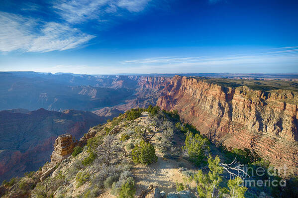 Grand Canyon Poster featuring the photograph Grand Canyon - Sunset Point by Juergen Klust