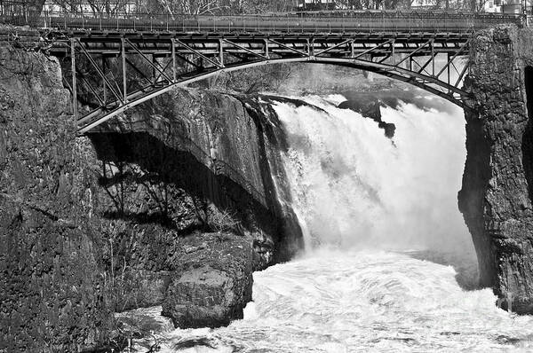 Great Falls Poster featuring the photograph Great Falls in Paterson NJ by Anthony Sacco