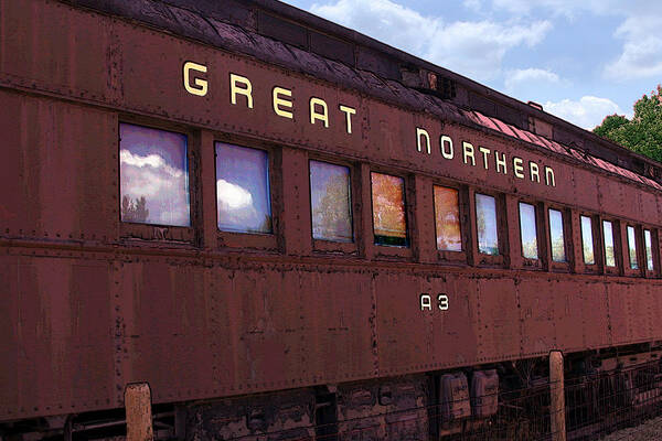 Rail Poster featuring the photograph Great Northern by David Armstrong