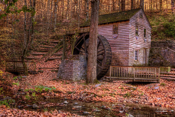 Old Mill Poster featuring the photograph Grist Mill In Tennessee by Joe Granita