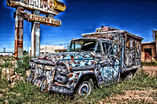 Vintage Trucks Poster featuring the photograph Gypsy Wagon by Jim McCain