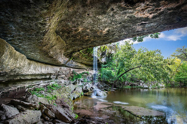 Hamilton Pool Poster featuring the photograph Hamilton Pool by Richard Irvin Houghton
