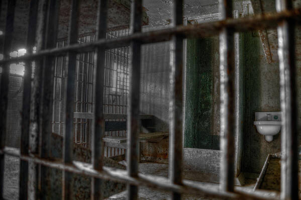 Prison Poster featuring the photograph Hard Time by Mark Alder