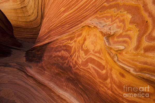 The Wave Poster featuring the photograph Harmony Of Stone And Light 2 by Bob Christopher