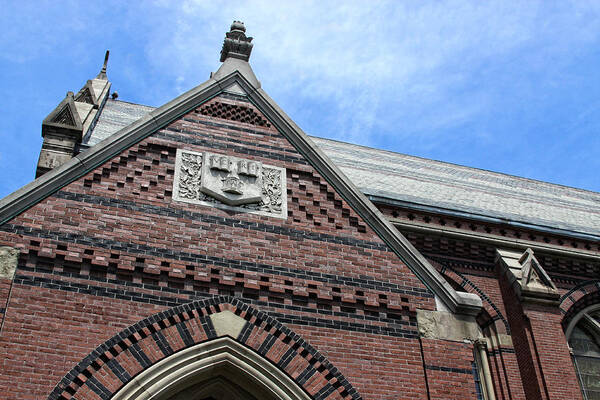 Harvard University Poster featuring the photograph Harvard Veritas by Dave Hall