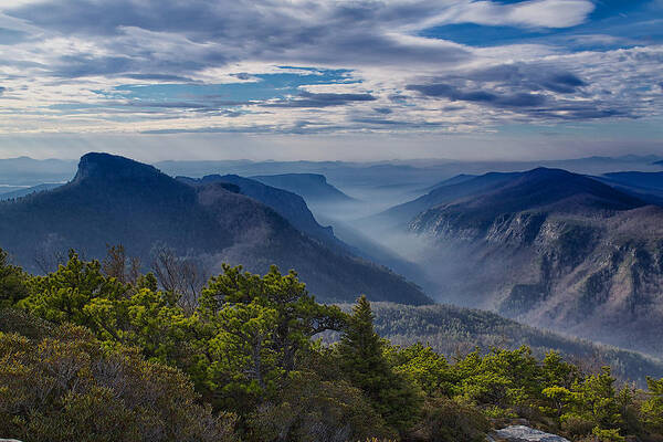 Hawksbill Mountain Poster featuring the photograph Hawksbill Morning by Mark Steven Houser