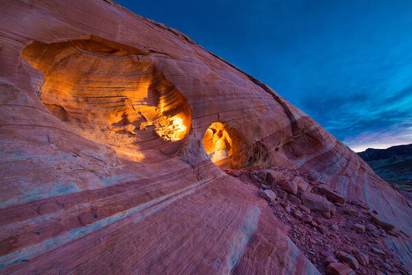 Fire Poster featuring the photograph Hidden Light by Chad Dutson