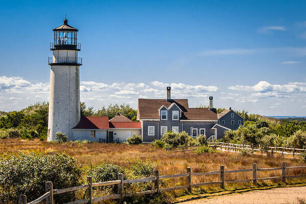 North Truro Ma Poster featuring the photograph Highland Light by Brian Caldwell