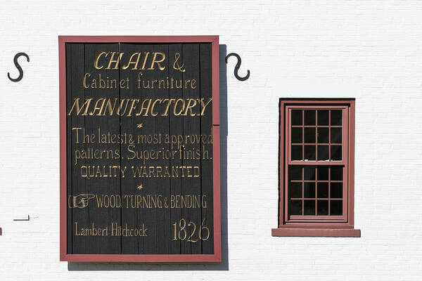 Hitchcock Poster featuring the photograph Hitchcock Chair Company in Riverton Connecticut by Carol M Highsmith