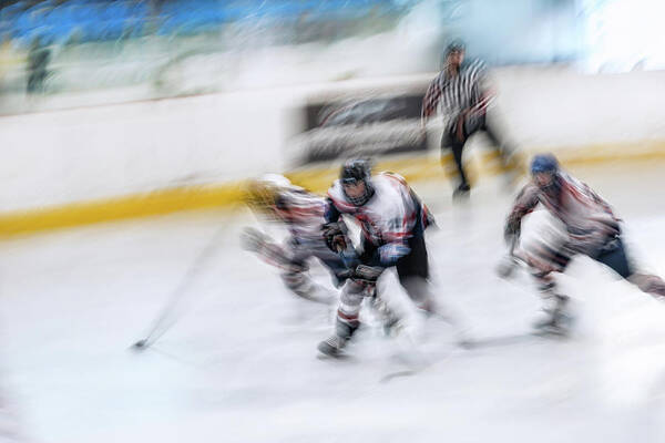 Speed Poster featuring the photograph Hockey U18_3 by Dusan Ignac