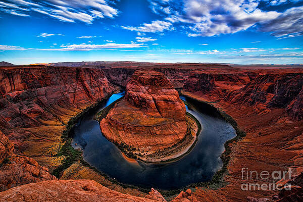 America Poster featuring the photograph Horseshoe Bend by Peter Dang